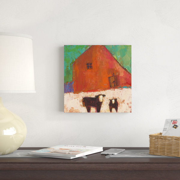 Rosalind Wheeler Baraboo Barn On Canvas by Sue Jachimiec Painting Wayfair